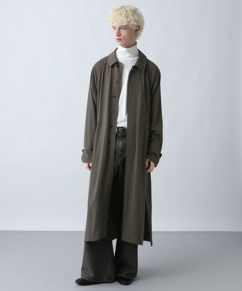 HARE（ハレ）の「トランジションコート(HARE)（ステンカラーコート・メンズ・ブラック・FREE）」の8枚目の写真