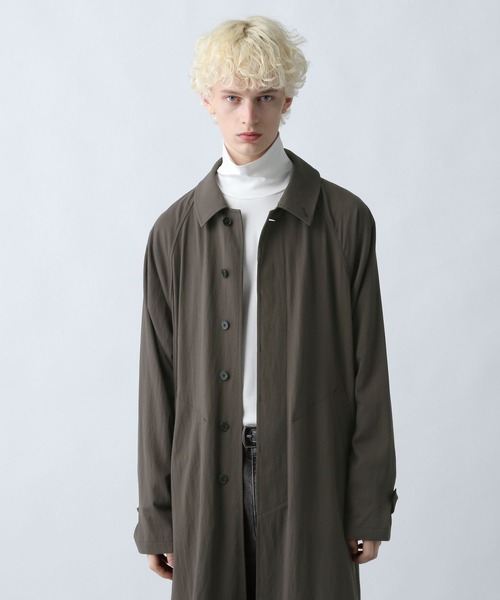 HARE（ハレ）の「トランジションコート(HARE)（ステンカラーコート・メンズ・ブラック・FREE）」の6枚目の写真