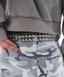 SHORT ROUND | SHORT ROUND/ピラミッドスタッズベルト(ベルト)