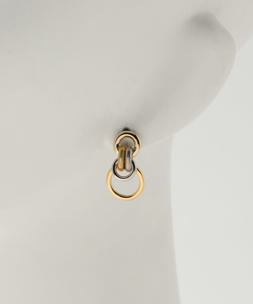 BEAUTY&YOUTH UNITED ARROWS（ビューティーアンドユースユナイテッドアローズ）の「ミックス サークルモチーフ ピアス（ピアス（両耳用）・レディース・シルバー/ゴールド・FREE）」の8枚目の写真