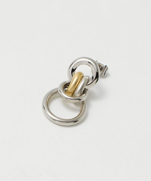 BEAUTY&YOUTH UNITED ARROWS（ビューティーアンドユースユナイテッドアローズ）の「ミックス サークルモチーフ ピアス（ピアス（両耳用）・レディース・シルバー/ゴールド・FREE）」の10枚目の写真