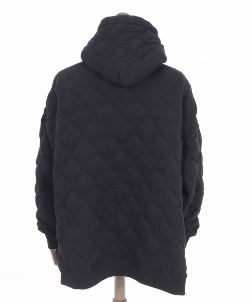mpa3956-Wave Quilting High Neck Parka キルティングパーカー
