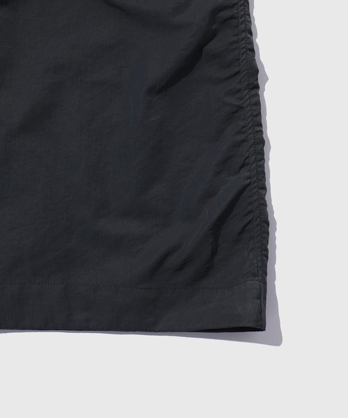 ADAM ET ROPE'（アダムエロペ）の「【WEB限定】《フリースライナー付・3way》ワッシャーナイロン バルマカーン コート / ドッグイヤーコート / ユニセックス（ステンカラーコート・メンズ・ネイビー/チャコールグレー・M/L）」の12枚目の写真