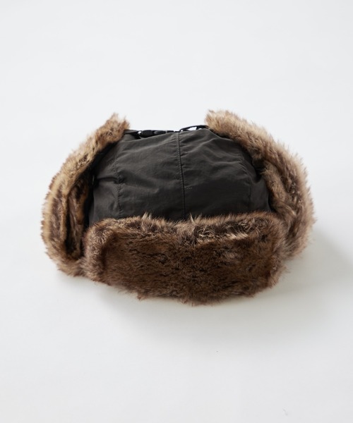 CIAOPANIC TYPY(チャオパニックティピー)の「ミリタリーフライトハット(ハット・レディース・ブラウン/ベージュ/ブラック/カーキ・ONE SIZE)」の9枚目の写真