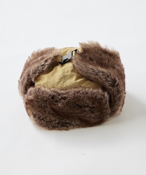 CIAOPANIC TYPY(チャオパニックティピー)の「ミリタリーフライトハット(ハット・レディース・ブラウン/ベージュ/ブラック/カーキ・ONE SIZE)」の11枚目の写真