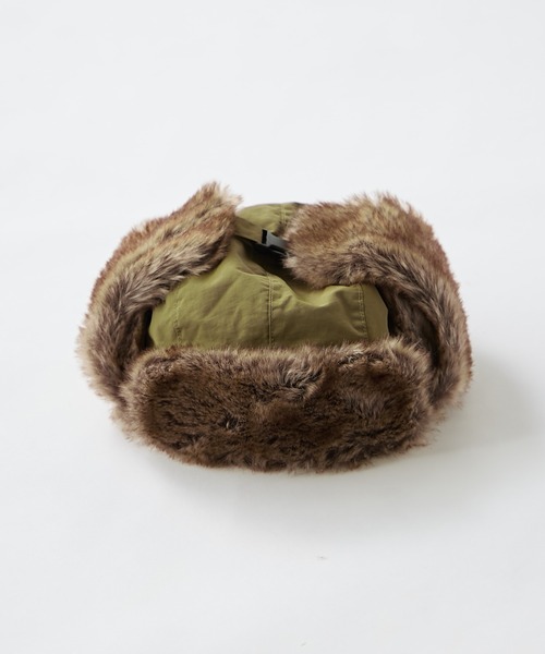 CIAOPANIC TYPY(チャオパニックティピー)の「ミリタリーフライトハット(ハット・レディース・ブラウン/ベージュ/ブラック/カーキ・ONE SIZE)」の12枚目の写真