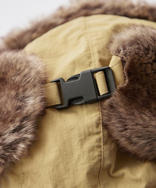 CIAOPANIC TYPY(チャオパニックティピー)の「ミリタリーフライトハット(ハット・レディース・ブラウン/ベージュ/ブラック/カーキ・ONE SIZE)」の16枚目の写真