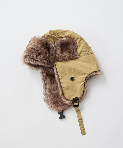 CIAOPANIC TYPY(チャオパニックティピー)の「ミリタリーフライトハット(ハット・レディース・ブラウン/ベージュ/ブラック/カーキ・ONE SIZE)」の18枚目の写真