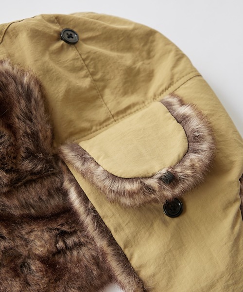 CIAOPANIC TYPY(チャオパニックティピー)の「ミリタリーフライトハット(ハット・レディース・ブラウン/ベージュ/ブラック/カーキ・ONE SIZE)」の20枚目の写真