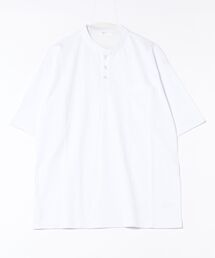 NOWLE（ノウル）の「【NOWLE】スナップボタン ヘンリーネック 半袖 Tシャツ（Tシャツ/カットソー）」