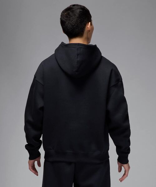 JORDAN BRAND（ジョーダンブランド）の「《セットアップ対応商品》ジョーダン ブルックリン フリース メンズ オーバーサイズド プルオーバー パーカー / Jordan Brooklyn Fleece Men's Oversized Pullover Hoodie IB7235-010 Black（パーカー・メンズ・ブラック・M/L/XL/S/2XL）」の14枚目の写真