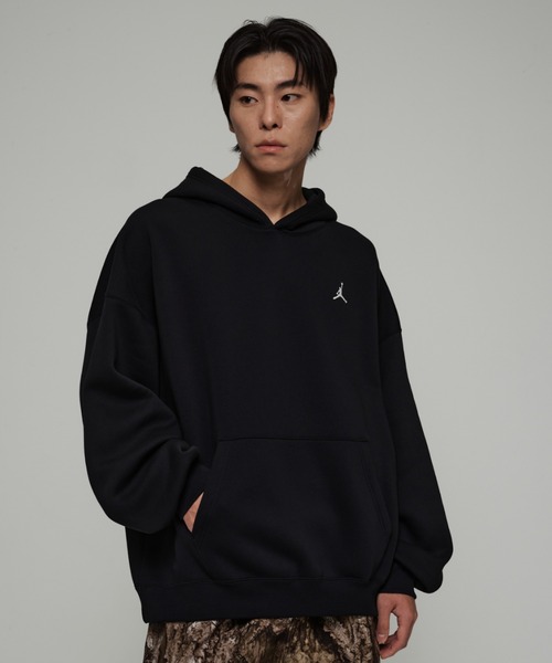 JORDAN BRAND（ジョーダンブランド）の「《セットアップ対応商品》ジョーダン ブルックリン フリース メンズ オーバーサイズド プルオーバー パーカー / Jordan Brooklyn Fleece Men's Oversized Pullover Hoodie IB7235-010 Black（パーカー・メンズ・ブラック・M/L/XL/S/2XL）」の8枚目の写真