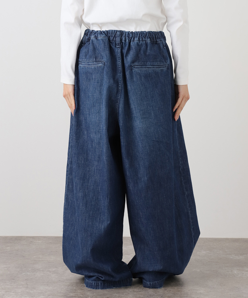 JOURNAL STANDARD LUXE(ジャーナルスタンダード ラックス)の「10OZ タックワイドパンツ(デニムパンツ・レディース・ネイビー・FREE)」の14枚目の写真