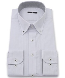 SUIT SELECT（スーツセレクト）の「【形態安定】【長袖】【BLACK LINE】ボタンダウンドレスワイシャツ/襟袖裏別布：チェック（ビジネスシャツ）」