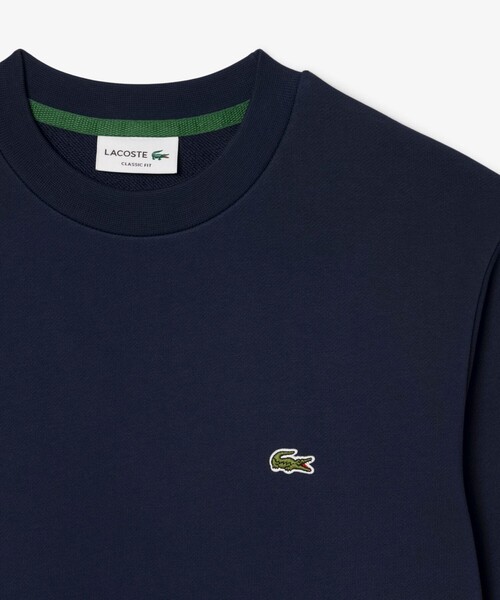 LACOSTE（ラコステ）の「【LACOSTE/ラコステ】エッセンシャルクルーネックスウェット（スウェット・メンズ・ホワイト/ブラック/ネイビー・M/L）」の4枚目の写真