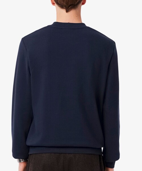 LACOSTE（ラコステ）の「【LACOSTE/ラコステ】エッセンシャルクルーネックスウェット（スウェット・メンズ・ホワイト/ブラック/ネイビー・M/L）」の6枚目の写真