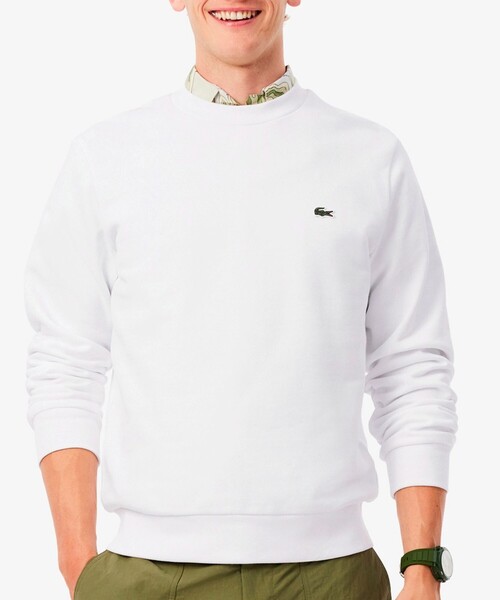 LACOSTE（ラコステ）の「【LACOSTE/ラコステ】エッセンシャルクルーネックスウェット（スウェット・メンズ・ホワイト/ブラック/ネイビー・M/L）」の9枚目の写真