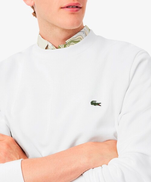 LACOSTE（ラコステ）の「【LACOSTE/ラコステ】エッセンシャルクルーネックスウェット（スウェット・メンズ・ホワイト/ブラック/ネイビー・M/L）」の11枚目の写真