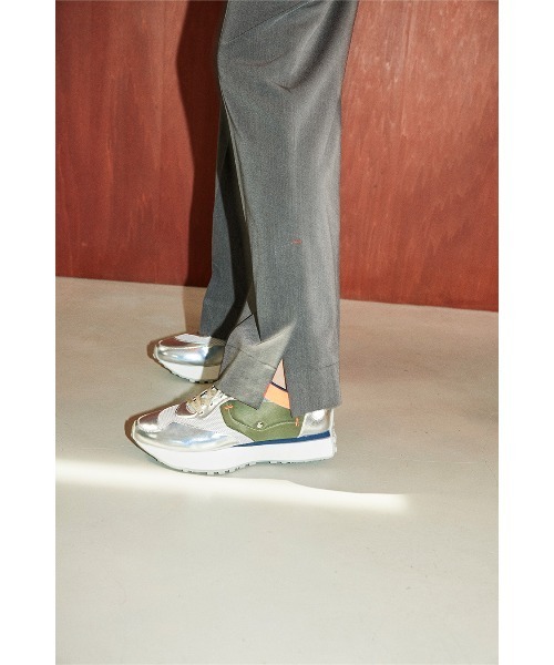 OMMO（オーエムエムオー）の「SK LAYERED PT（その他パンツ・レディース・ブラック/グレー・36/38）」の10枚目の写真