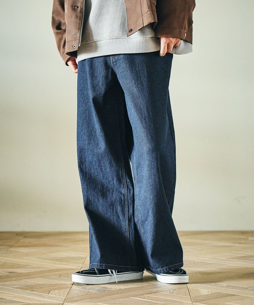 LAKOLE(ラコレ)の「【セットアップ可】Dカンデニムパンツ / 590565(デニムパンツ・メンズ・ブラック/ネイビー・MEDIUM/LARGE)」の1枚目の写真