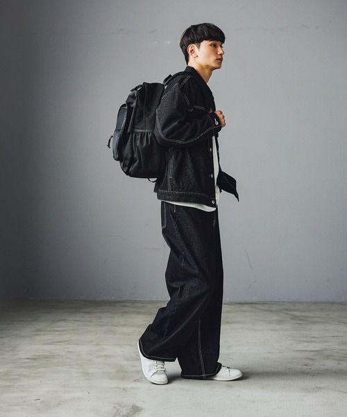 LAKOLE(ラコレ)の「【セットアップ可】Dカンデニムパンツ / 590565(デニムパンツ・メンズ・ブラック/ネイビー・MEDIUM/LARGE)」の3枚目の写真