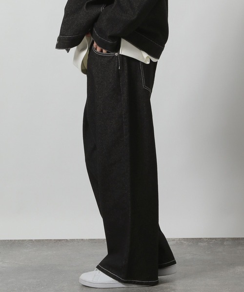 LAKOLE(ラコレ)の「【セットアップ可】Dカンデニムパンツ / 590565(デニムパンツ・メンズ・ブラック/ネイビー・MEDIUM/LARGE)」の9枚目の写真