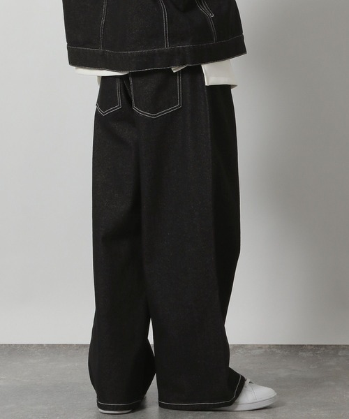 LAKOLE(ラコレ)の「【セットアップ可】Dカンデニムパンツ / 590565(デニムパンツ・メンズ・ブラック/ネイビー・MEDIUM/LARGE)」の10枚目の写真
