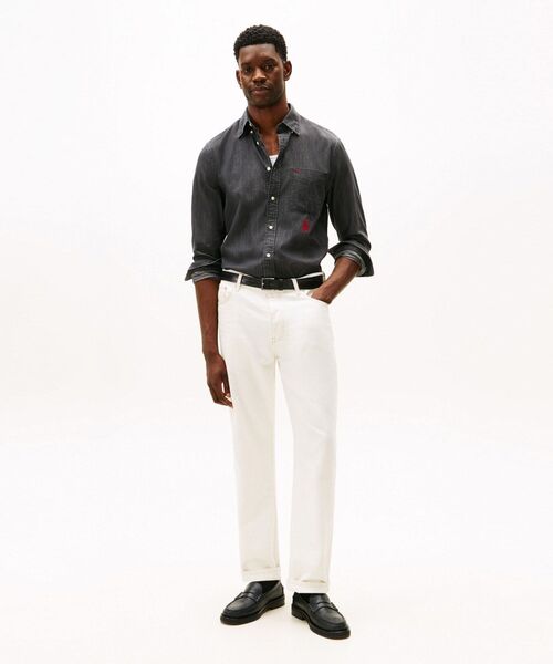 TOMMY HILFIGER(トミーヒルフィガー)の「ワーカーデニムシャツ(シャツ/ブラウス・メンズ・ブラウン・SMALL/MEDIUM/LARGE/X-LARGE)」の4枚目の写真