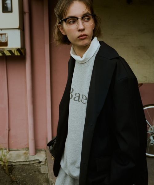 BROKEN BASE(ブロークンベース)の「Wide Tailored Blazer / ワイドテーラードブレザー(その他アウター・メンズ・ネイビー・MEDIUM/LARGE)」の2枚目の写真