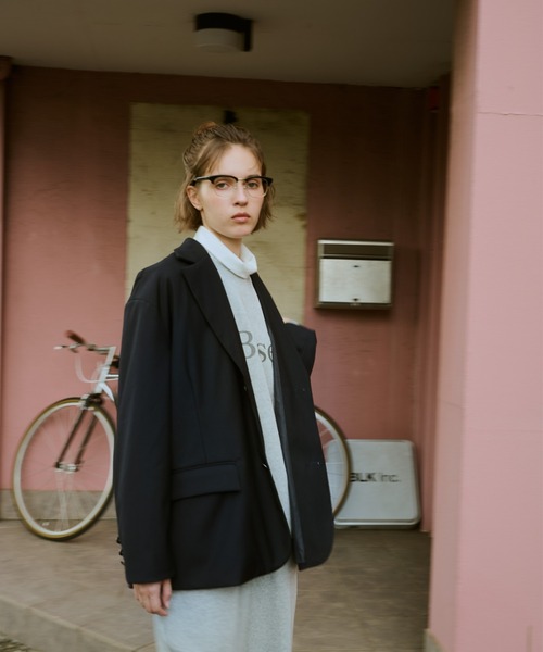 BROKEN BASE(ブロークンベース)の「Wide Tailored Blazer / ワイドテーラードブレザー(その他アウター・メンズ・ネイビー・MEDIUM/LARGE)」の5枚目の写真