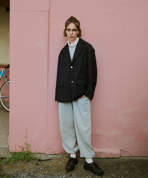 BROKEN BASE(ブロークンベース)の「Wide Tailored Blazer / ワイドテーラードブレザー(その他アウター・メンズ・ネイビー・MEDIUM/LARGE)」の9枚目の写真