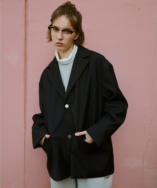BROKEN BASE(ブロークンベース)の「Wide Tailored Blazer / ワイドテーラードブレザー(その他アウター・メンズ・ネイビー・MEDIUM/LARGE)」の16枚目の写真