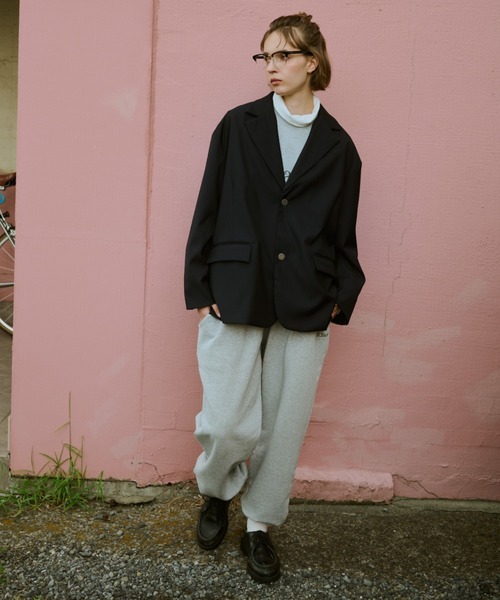 BROKEN BASE(ブロークンベース)の「Wide Tailored Blazer / ワイドテーラードブレザー(その他アウター・メンズ・ネイビー・MEDIUM/LARGE)」の17枚目の写真