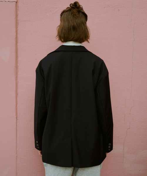 BROKEN BASE(ブロークンベース)の「Wide Tailored Blazer / ワイドテーラードブレザー(その他アウター・メンズ・ネイビー・MEDIUM/LARGE)」の18枚目の写真