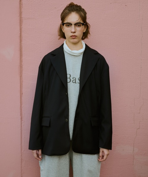 BROKEN BASE(ブロークンベース)の「Wide Tailored Blazer / ワイドテーラードブレザー(その他アウター・メンズ・ネイビー・MEDIUM/LARGE)」の20枚目の写真