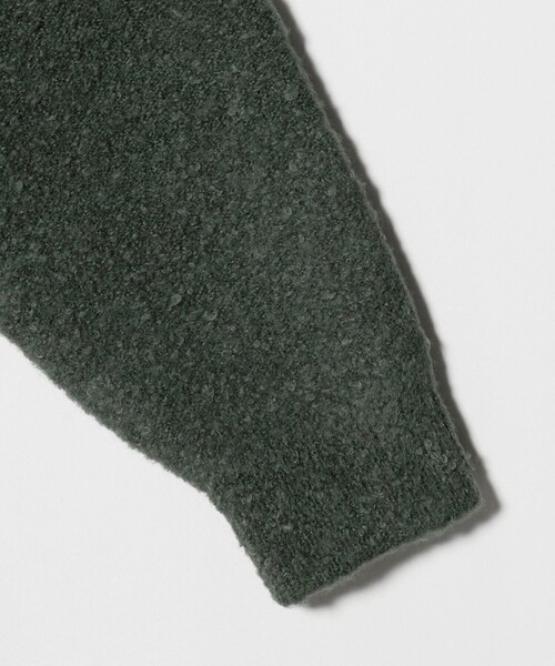 BEAUTY&YOUTH UNITED ARROWS（ビューティーアンドユースユナイテッドアローズ）の「クリンプ コットンウール クルーネック ニット（ニット/セーター・メンズ・ライトグレー/オリーブ/ブラック/レッド・XL/M/L/S）」の12枚目の写真