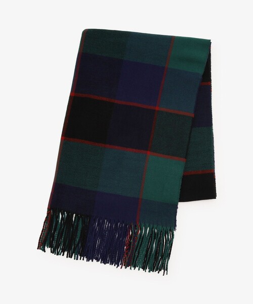 Afternoon Tea(アフタヌーンティー)の「ブロックチェックストール(ストール/ショール・レディース・ベージュ/レッド/グリーン・ONE SIZE)」の1枚目の写真