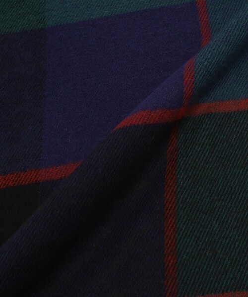 Afternoon Tea(アフタヌーンティー)の「ブロックチェックストール(ストール/ショール・レディース・ベージュ/レッド/グリーン・ONE SIZE)」の7枚目の写真