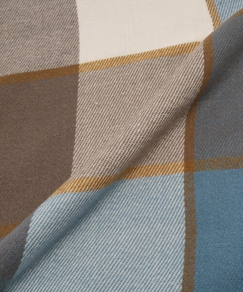 Afternoon Tea(アフタヌーンティー)の「ブロックチェックストール(ストール/ショール・レディース・ベージュ/レッド/グリーン・ONE SIZE)」の9枚目の写真