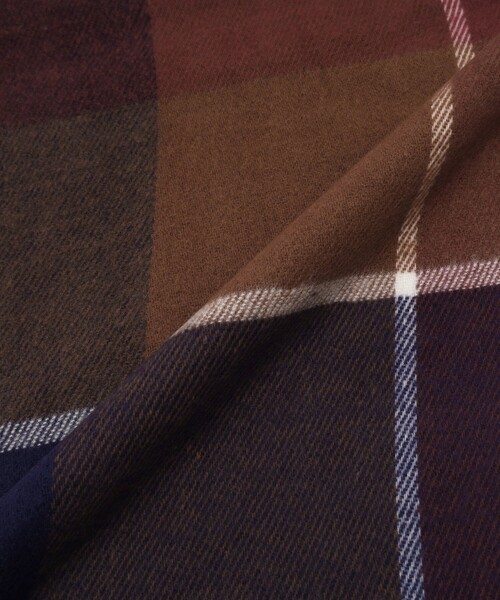 Afternoon Tea(アフタヌーンティー)の「ブロックチェックストール(ストール/ショール・レディース・ベージュ/レッド/グリーン・ONE SIZE)」の8枚目の写真