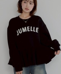 jumelle | 【売り上げ枚数2500枚突破】jm peplum sweat(スウェット)