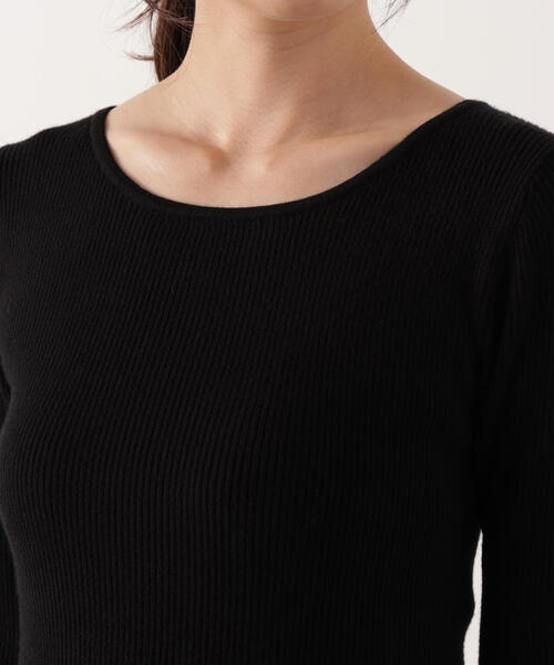PROPORTION BODY DRESSING（プロポーションボディドレッシング）の「ペプラムリブニット / 1215270120（ニット/セーター・レディース・ブラック/ホワイト/ベージュ・FREE）」の21枚目の写真