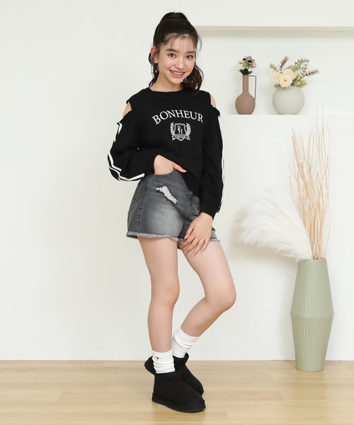 PINKHUNT(ピンクハント)の「PINKHUNT ピンクハント フェイクムートンブーツ 1105(ブーツ・キッズ・ブラック/ベージュ・S size/M size/L size)」の7枚目の写真