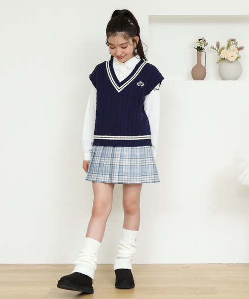 PINKHUNT(ピンクハント)の「PINKHUNT ピンクハント フェイクムートンブーツ 1105(ブーツ・キッズ・ブラック/ベージュ・S size/M size/L size)」の8枚目の写真