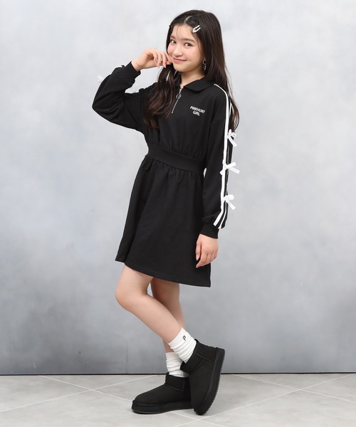 PINKHUNT(ピンクハント)の「PINKHUNT ピンクハント フェイクムートンブーツ 1105(ブーツ・キッズ・ブラック/ベージュ・S size/M size/L size)」の9枚目の写真