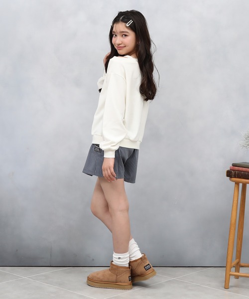 PINKHUNT(ピンクハント)の「PINKHUNT ピンクハント フェイクムートンブーツ 1105(ブーツ・キッズ・ブラック/ベージュ・S size/M size/L size)」の11枚目の写真