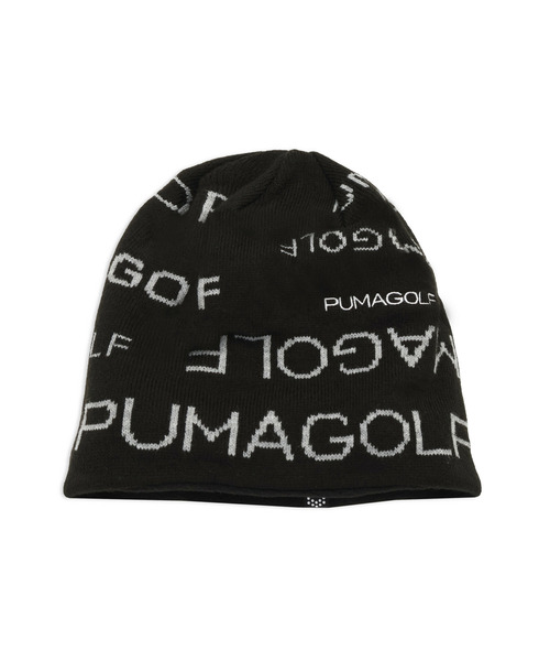 PUMA(プーマ)の「PUMA プーマ メンズ ゴルフ AOP リバーシブルニット ビーニー(ニットキャップ/ビーニー・メンズ・ブラック/ネイビー/グレー・フリー)」の6枚目の写真