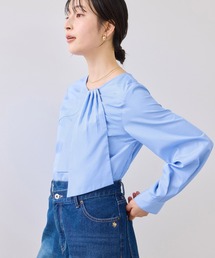 VIS | フロントねじりデザインブラウス(シャツ/ブラウス)