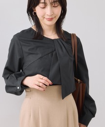 VIS | フロントねじりデザインブラウス(シャツ/ブラウス)