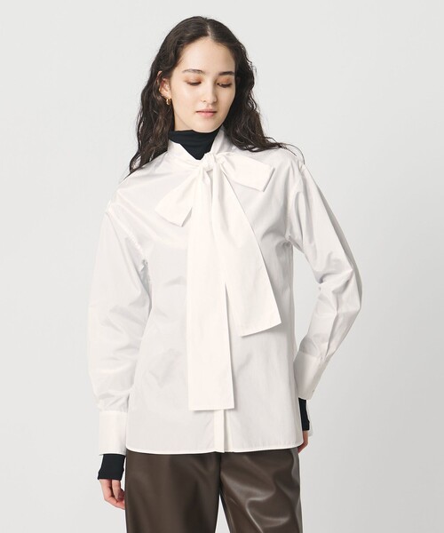 セール】リボン ブラウス ‐ウォッシャブル‐（シャツ/ブラウス